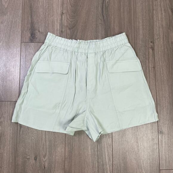 Madewell Pull On Cargo Softdrape Lightweight High Rise Shorts US Women's XL New - Picture 3 of 8